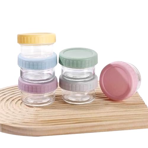 UCK-KIT 2.7oz Salat Dressing Container mit Deckel, luftdicht und stapelbar Glas Kleine Gewürz Behälter, Dip Sauce Cups Set, auslaufsicher wiederverwendbar für Lunch Box Work Trip,80ml UCK-KIT 2.7oz Salat Dressing Container mit Deckel, luftdicht und stapelbar Glas Kleine Gewürz Behälter, Dip Sauce Cups Set, auslaufsicher wiederverwendbar für Lunch Box Work Trip,80ml von UCK-KIT