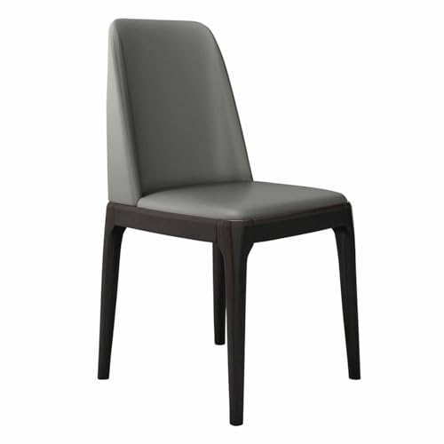UCKYSU AMENAS Küche und Esszimmer Stühle Esszimmerstühle Aus Massivholz 2er Set Mit Rückenlehne Sitz Aus PU Leder Leicht Reinigen for Küche Und Schlafzimmer(A) von UCKYSU