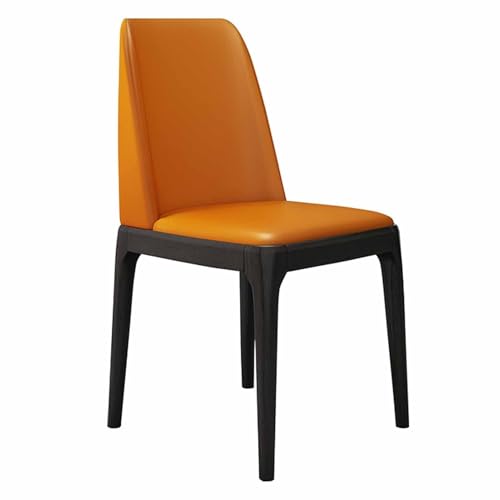 UCKYSU AMENAS Küche und Esszimmer Stühle Esszimmerstühle Aus Massivholz 2er Set Mit Rückenlehne Sitz Aus PU Leder Leicht Reinigen for Küche Und Schlafzimmer(C) von UCKYSU