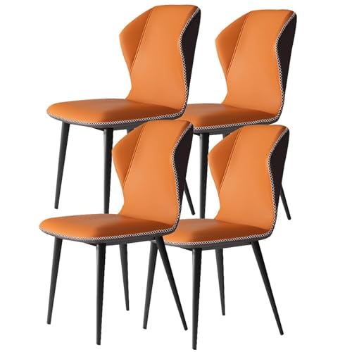 UCKYSU AMENAS Küche und Esszimmer Stühle Gepolsterte Esszimmerstühle 4er Set Moderne Küchenstühle Mit Weichem PU Lederbezug Sitzkissen Und Metallbeinen UCKYSU AMENAS Küche und Esszimmer Stühle Gepolsterte Esszimmerstühle 4er Set Moderne Küchenstühle Mit Weichem PU Lederbezug Sitzkissen Und Metallbeinen von UCKYSU