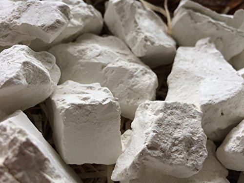 UCLAYS Kaolin Ton-Chunks Natur zum Essen (Lebensmittel) 210 g von UCLAYS
