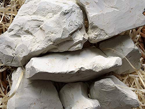 UCLAYS Green Clay, Grüner Ton, Lehm Essbare Tonstücke (Klumpen) Natürlich zum Essen (Lebensmittel), Essbarer Ton, 7 oz (210 g) von UCLAYS