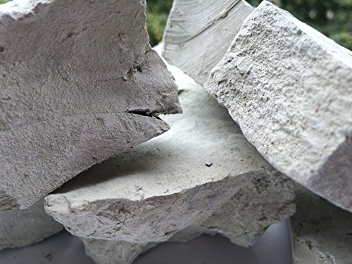 UCLAYS SAPPHIRE Clay Chunks Natural zum Essen (Lebensmittel), 450 g von UCLAYS