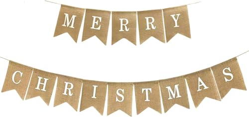 UCLEVER Weihnachtsdeko Girlande Weihnachten Banner Wimpelkette Party Merry Christmas Banner 5m UCLEVER Weihnachtsdeko Girlande Weihnachten Banner Wimpelkette Party Merry Christmas Banner 5m von UCLEVER