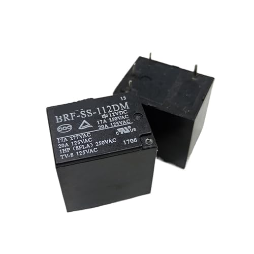 Relais BRF-SS-105DM 5VDC BRF-SS-112DM 12VDC BRF-SS-124DM 24VDC BRF SS 112DM 12V 5V 24V 4PIN 17A 10St(BRF-SS-112DM 12VDC) von UCSQZGUW