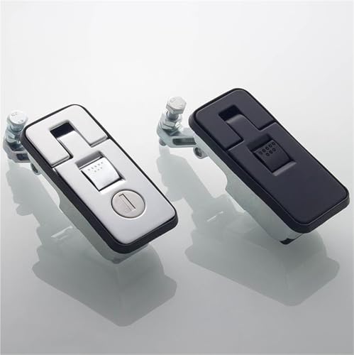 Zink-Legierung Lkw Camper Trailer Lock Panel Push Kompression Lock Lkw Caravan Lock 1Pcs(Big Black) von UCSQZGUW