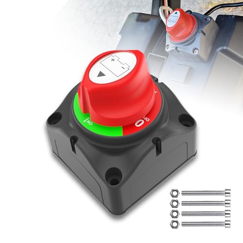 Batterie Trennschalter 12V 24V 48V Autobatterie Hauptschalter Batterieschalter für auto traktor camper von UCkasayfy