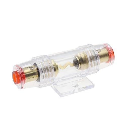 1 Satz Sicherungshalterblock for Auto-Fahrzeug-Subwoofer-Audio-In-Line-AMP-Verstärker-Kabellehre vergoldet(15A) von UDAMX