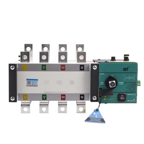 100A 160A 250A 4P ATS Diesel Generator Dual Power Automatic Transfer Switch Single Three Phase Generator Parts AC220V(AISIKAI 100A 4P) von UDAMX