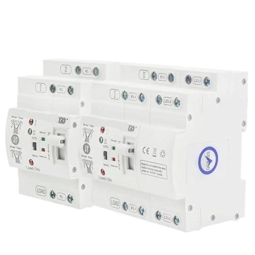 2/4P Automatic Transfer Switch Din Rail Dual Power Electrical Selector Switch PC Type Uninterrupted Power Home AC 110/220V(DGLBD-80 4E 110V) von UDAMX