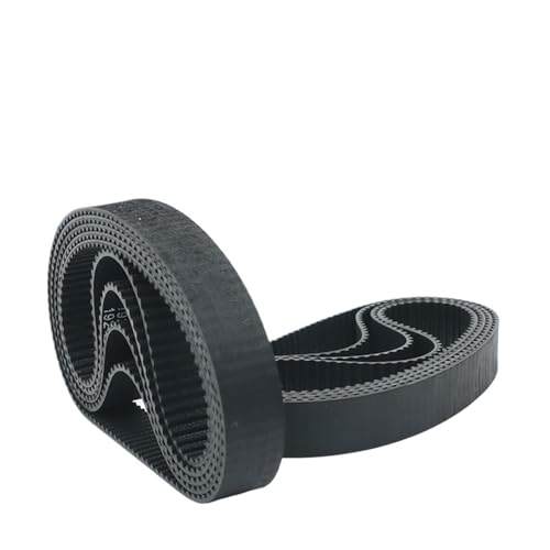 2GT Riemenbreite 6/10/15 mm GT2 Zahnriemen Gummiumfang mit geschlossener Schleife 96 mm ~ 196 mm 3D-Drucker-Riementeile Timing-Synchronriemen(104mm,Width 6mm) von UDAMX