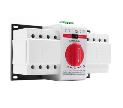 2P 4P 63A 125A ATS PV Dual Power Automatic Transfer Switch AC230V 400V 50 60Hz Type Manual Sal Switches Circuit Breaker(4P 63A 400V) von UDAMX