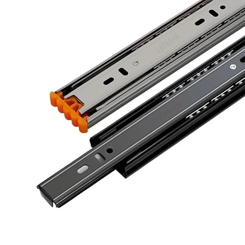 6" - 20" Schubladenführungen mit Soft-Close-Schubladenführung, verschiebbare dreiteilige Schrankmöbel-Hardware(Cold-20 Inch-Damping) von UDAMX