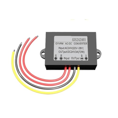 AC-DC-Stromrichter AC24V zu DC 24V 1A 2A 3A AC22-28V zu 24V 72W Spannungsstabilisierungsmodul IP68 Wasserdicht(2A) von UDAMX