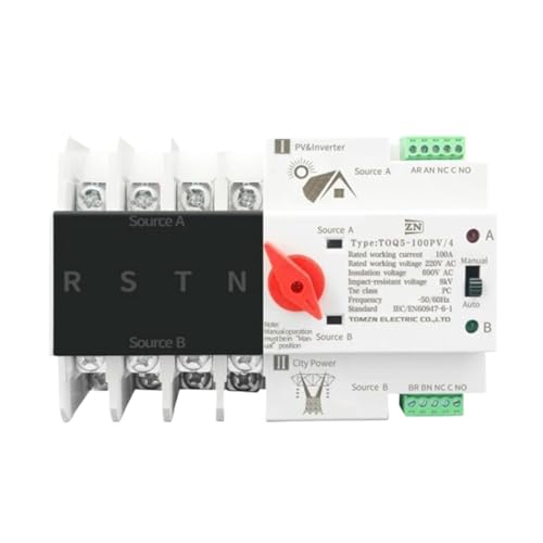 AC17-Din Rail 4P ATS Dual Power Transfer Switch Electrical Selector Switches Uninterrupted Power AC17-Din Rail 4P ATS Dual Power Transfer Switch Electrical Selector Switches Uninterrupted Power von UDAMX