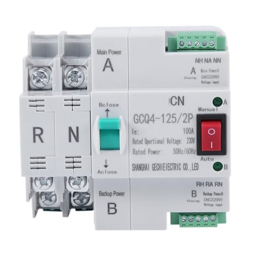 AF91-Dual-Power Transfer Switch 2P 100A Household 35Mm Rail Installation AF91-Dual-Power Transfer Switch 2P 100A Household 35Mm Rail Installation von UDAMX