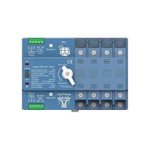 ATS Dual Power Automatic Transfer Switch Energy To City Power Changeover Switch Solar Inverter 4P100A ATS Dual Power Automatic Transfer Switch Energy To City Power Changeover Switch Solar Inverter 4P100A von UDAMX