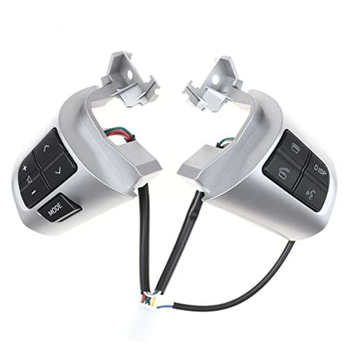 Auto Lenkrad Steuerknopf Schalter 84250-02230 8425002230 1pcs (Color : Black)(Silver) von UDAMX