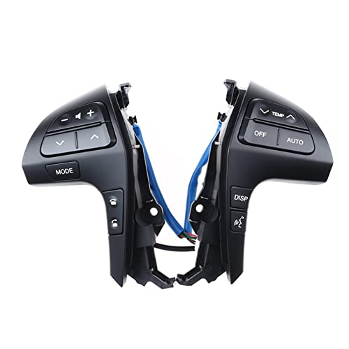 Automatischer Lenkrad-Audio-Steuerungstastenschalter 84250-0E220 84250-0E120 1 stücke (Color : Black)(Black) von UDAMX