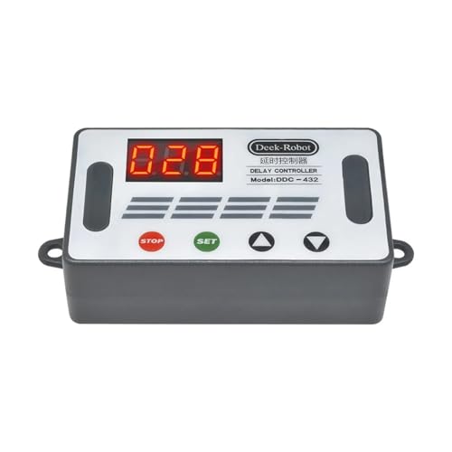 DC 5V-30V Dual Time Delay Relay High Level Trigger LED Digital Display Zykluszeit Timer Delay Switch Circuit 12V 24V 0-999 von UDAMX