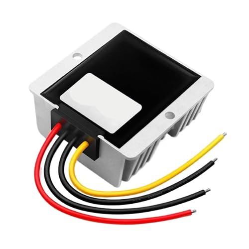 DC DC Konverter 36V 48V Step Down auf 13,8V Spannungsregler 10A 15A 20A 25A Stromversorgung Solarwechselrichter Buck Transformatormodul(20A Aluminum L) von UDAMX