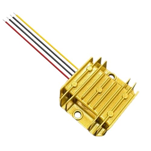 DC-DC-Stromrichter 36 V 48 V auf 24 V 3 A 5 A 8 A 10 A 15 A 20 A Abwärtsmodul 30–60 V auf 24 V 20 A 480 W Goldfarbene Aluminium-Druckgusslegierung(5A) von UDAMX