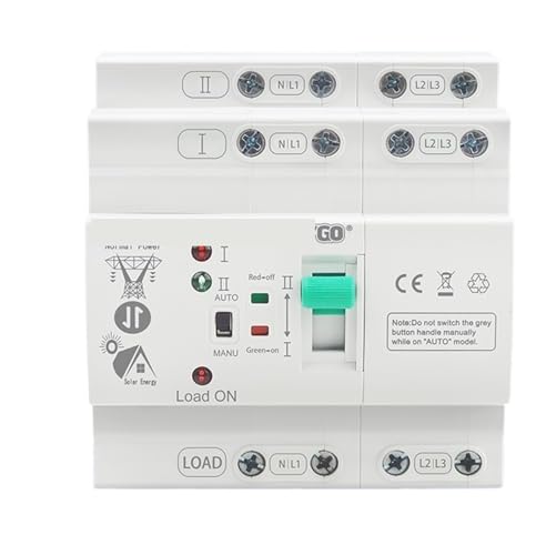 DGLBD-80 ATS Automatic Transfer Switch 2/4P PV/Solar Uninterrupted Electrical Selector Switches 80A 110/220V Rail Dual Power(4P 220V) von UDAMX