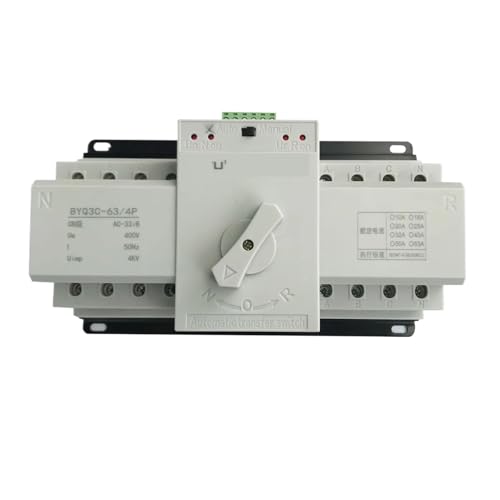 Dual Power Automatic Transfer Switch 4P 3 phase 400V ATS Electrical Selector Switches Uninterrupted Power 63A 125A(400V 63A) von UDAMX
