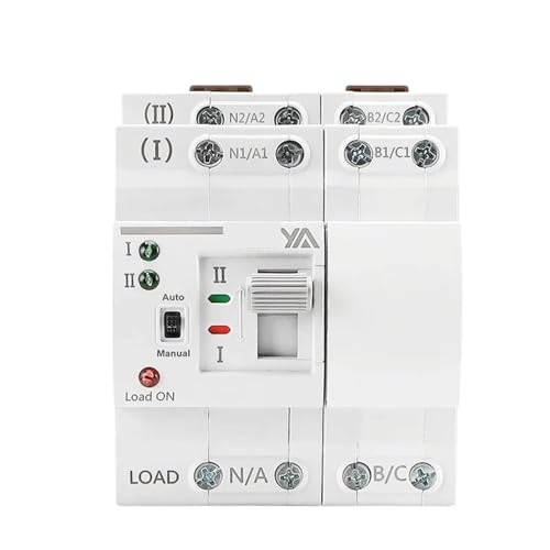 G2R Rail ATS Transfer Switch Electrical Selector Switches Dual Power Switch Rail 2P 4P 110V 220V(110V,G2R 4P 40A) von UDAMX