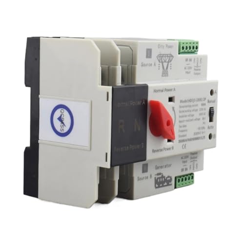 Rail 2P 3P 4P ATS Dual Power Transfer Switch Selector Switches Uninterrupted Power Generator 63A 100A 125A(4P,125A) von UDAMX