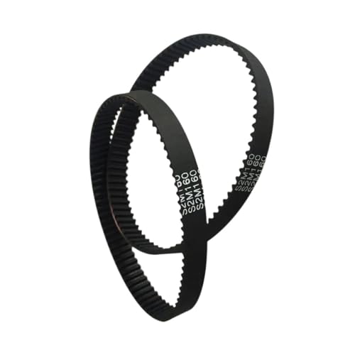 S2M-Zahnriemen 108 112 118 120 122 126 130 132 144 152 156 mm Breite 6 mm Synchrone Gummiriemen mit geschlossener Schleife for Riemenscheiben(156mm) von UDAMX