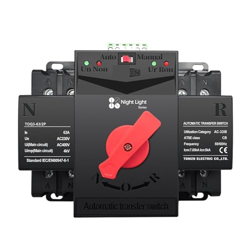Series 2P 63A 125A 220V 230V 50/60Hz type Dual Power Automatic transfer switch ATS 2 input 2 output(63A) von UDAMX