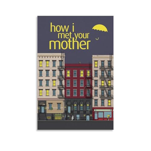 How I Met Your Mother Series Leinwandplakate, Wohnzimmerplakate, Schlafzimmergemälde, Wandkunstgemälde, Drucke, Moderne Heimdekorationsgemälde, Jungen- Und Mädchenzimmerdekorationsgemälde16x24inch(40x von UDEOPGFVW