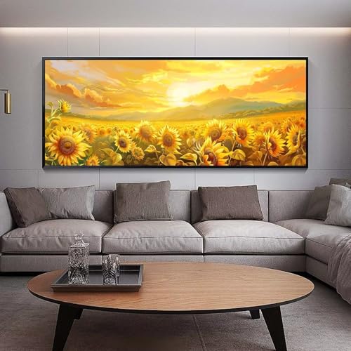 Diamond Painting Sonnenuntergang diamond painting erwachsene groß xxl 70 x 40 cm 5D Diamant malerei Set Sonnenblume Full Round Strass DIY Kreuzstich Diamond Art Kunst für Home Wand Dekor Gifts D9 Diamond Painting Sonnenuntergang diamond painting erwachsene groß xxl 70 x 40 cm 5D Diamant malerei Set Sonnenblume Full Round Strass DIY Kreuzstich Diamond Art Kunst für Home Wand Dekor Gifts D9 von UDERUI