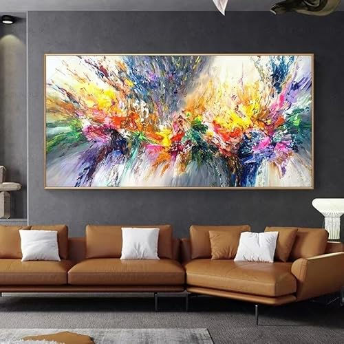 Diamond Painting abstrakt bunt ,5D Diamond Painting Groß 80x200cm, Diamant Painting Bilder Erwachsene/Kinder Malen nach Zahlen DIY Diamant malerei Voll Square bohrer Set, daiment Painting, Deko, Gifts von UDERUI