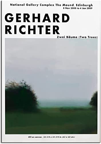 UDERUI Gerhard Richter Poster Ausstellung Wandkunst Gerhard Richter Drucke Gerhard Richter Leinwandgemälde Für Zuhause Wanddekoration Bild 40x60cmx1 Kein Rahmen von UDERUI