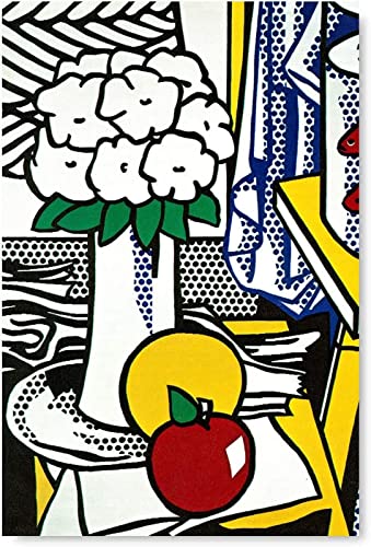 UDERUI Roy Lichtenstein Wandkunst Stillleben Früchte Poster Roy Lichtenstein druckt Pop Leinwand Malerei Für Zuhause Wanddekoration Bild 40x60cmx1 Kein Rahmen von UDERUI