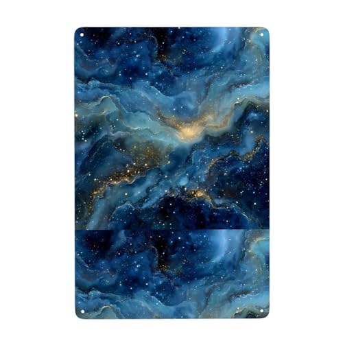 UDFKGLP Wunderschönes Sternenhimmel-Universum-Muster, dekoratives Gemälde, 20,3 x 30,5 cm, aus Weißblech, verschleißfest und langlebig von UDFKGLP