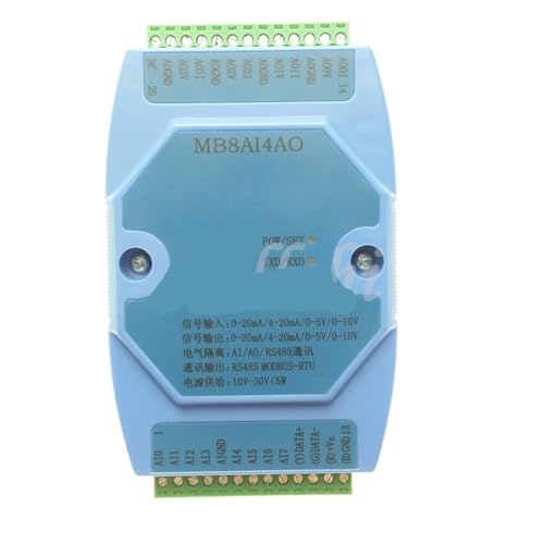 0-20MA/4-20MA/0-5V/0-10V 8-Wege-Analogerfassung und 4-Wege-Analogausgangserfassungsmodul MODBUS RS485 0-20MA/4-20MA/0-5V/0-10V 8-Wege-Analogerfassung und 4-Wege-Analogausgangserfassungsmodul MODBUS RS485 von UDHBJEBQ