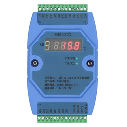 10 Straßentemperaturerfassungsmodul 3-Draht DS18B Sensor Modbus RTU RS485 von UDHBJEBQ