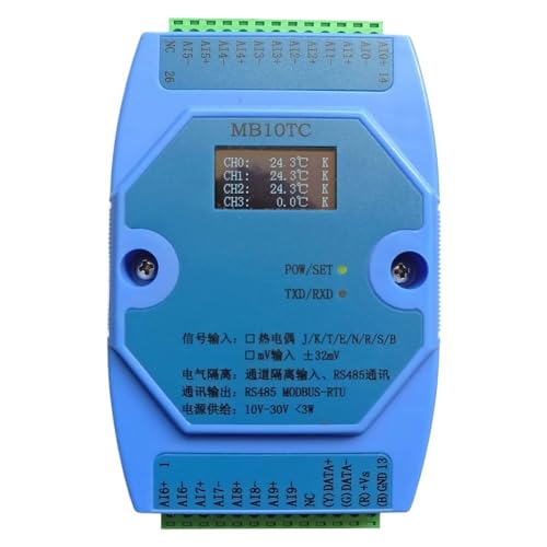 4/6/8/10 kanäle Temperatur Erwerb Modul MODBUS RS485 Mit Display K-typ Thermoelement Erwerb Modul(8-Channel) von UDHBJEBQ