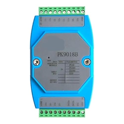 4/6/8 kanal PT100 Thermische Widerstand Temperatur Erwerb Eingang Modul RS485 MODBUS Protokoll(6CH 0-650) von UDHBJEBQ