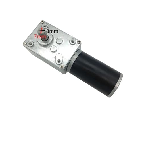 DC 24 V A58SW31ZY 12 V Schneckengetriebemotor 1,6–70 kg.cm Hoch 7–470 U/min D-Welle Elektromotor Reduzierturbine(Package H,260RPM_12V) von UDHBJEBQ
