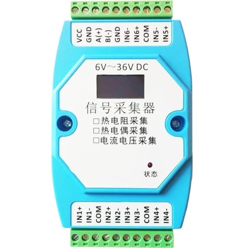 Industriequalität Vollständig isoliertes Wärmewiderstands-Temperaturerfassungsmodul Sender PT100 PT1000 CUGEBA zu RS485 MODBUS(With display) von UDHBJEBQ