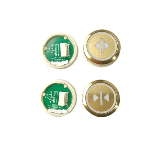 KDS50 Aufzug COP Push Button 863233 H03 KM863233H03 Gold Farbe Haaransatz Weiß Licht Öffnen Schließen Tür Ohne Braill von UDHBJEBQ