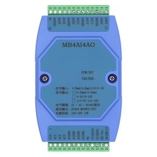 MB4AI4AO 0-20MA/4-20MA/0-5V/0-10V 4-kanal Analog Eingang Und Analog Ausgang Erwerb Modul MODBUS RS485 MB4AI4AO 0-20MA/4-20MA/0-5V/0-10V 4-kanal Analog Eingang Und Analog Ausgang Erwerb Modul MODBUS RS485 von UDHBJEBQ