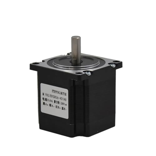 Nema23 Schrittmotor 57mm 2 Phasen 57BYGH56-401A Schrittmotor 4-adriges Kabel for 3D-Drucker Gravurfräsmaschine(6.35mm D Type) von UDHBJEBQ