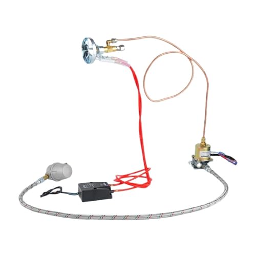 UDHBJEBQ Altöl Kleinbrennersystem Keramikzündnadel Elektromagnetische Pumpe Hochdruckpaket Hochdruckadapter Ölleitung(A Set 1.8mm Nozzle) von UDHBJEBQ