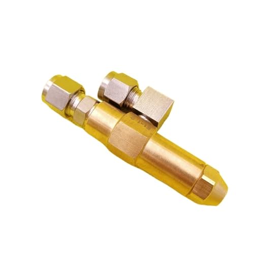 UDHBJEBQ Brennerzündsystem Hochspannungsimpulszündung Messingsiphon Luftzerstäubungsölbrennerdüse Keramikzünder(1mm Nozzle) von UDHBJEBQ