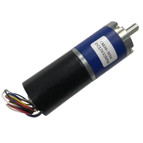 UDHBJEBQ DC 12V Großer bürstenloser Planetengetriebemotor 24V PWM Pulsweiten-Drehzahlregelungs-Encoder-Getriebemotor(32RPM_12V) von UDHBJEBQ